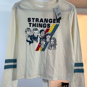 NWT Stranger Things Crop Long Sleeve